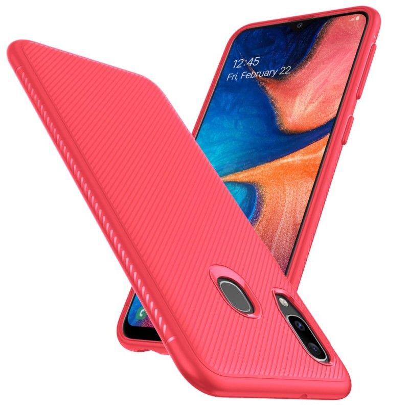 Coque Samsung Galaxy A20e Fibre Carbone Twill