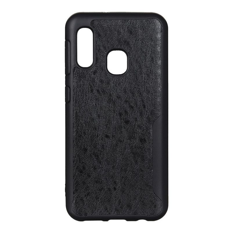 Coque Samsung Galaxy A20e Givrée Effet Cuir Biseau