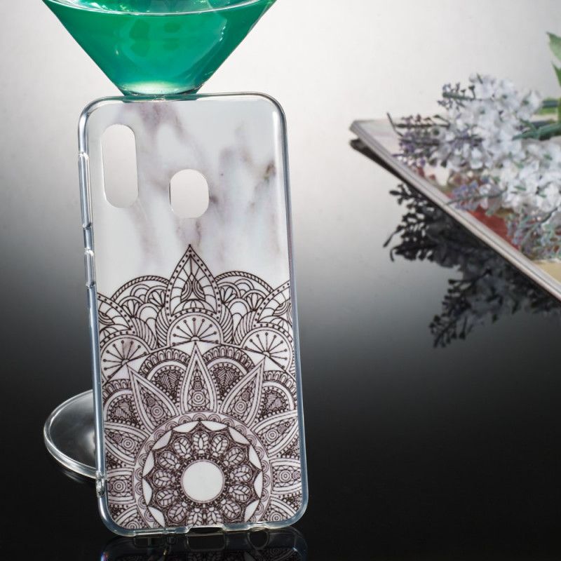 Coque Samsung Galaxy A20e Mandala Marbré