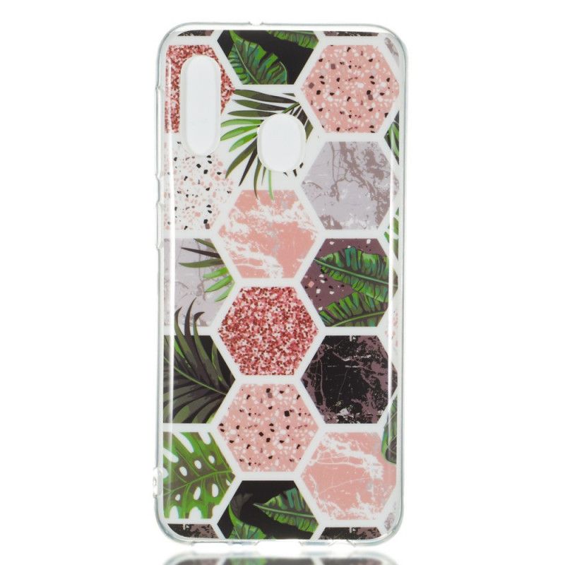 Coque Samsung Galaxy A20e Paillettes Ruches Et Herbes