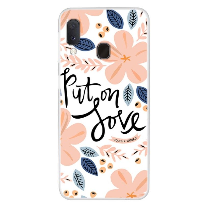 Coque Samsung Galaxy A20e Put On Love