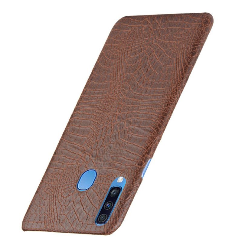 Coque Samsung Galaxy A20s Effet Peau De Crocodile