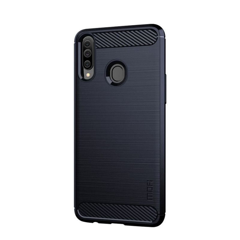 Coque Samsung Galaxy A20s Fibre Carbone Brossée Mofi