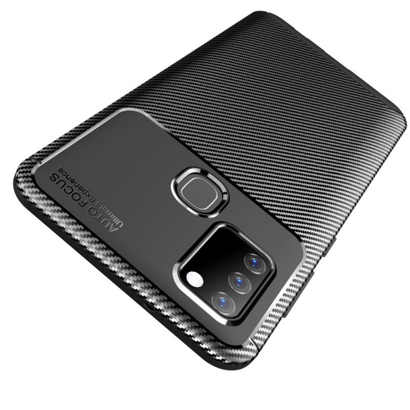 Coque Samsung Galaxy A21s Flexible Fibre Carbone