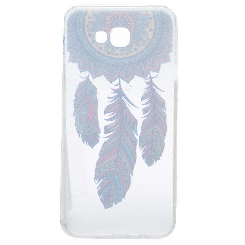 Coque Samsung Galaxy A3 2017 Transparente Attrape Rêves Plumes Bleues