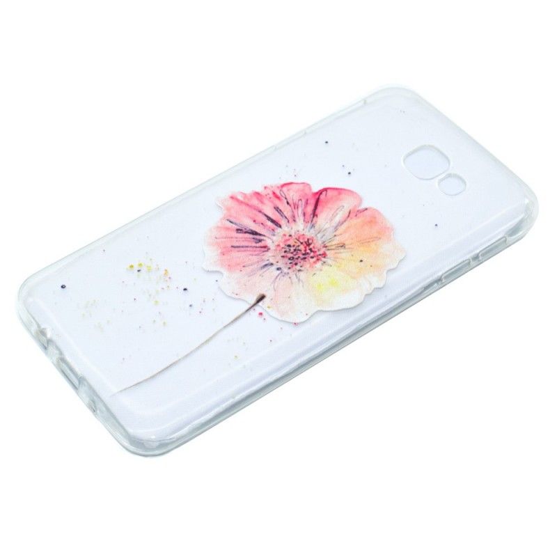 Coque Samsung Galaxy A3 2017 Transparente Coquelicot Aquarelle