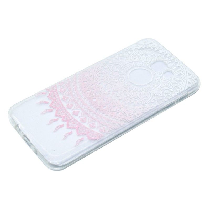 Coque Samsung Galaxy A3 2017 Transparente Mandala Coloré