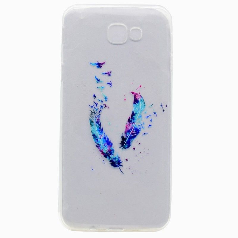 Coque Samsung Galaxy A3 2017 Transparente Plumes