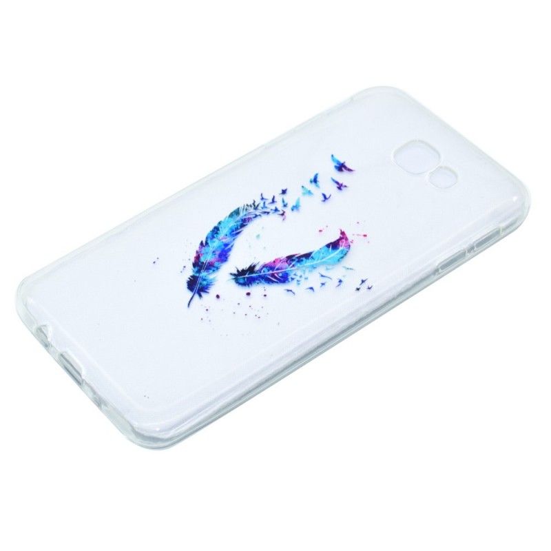 Coque Samsung Galaxy A3 2017 Transparente Plumes