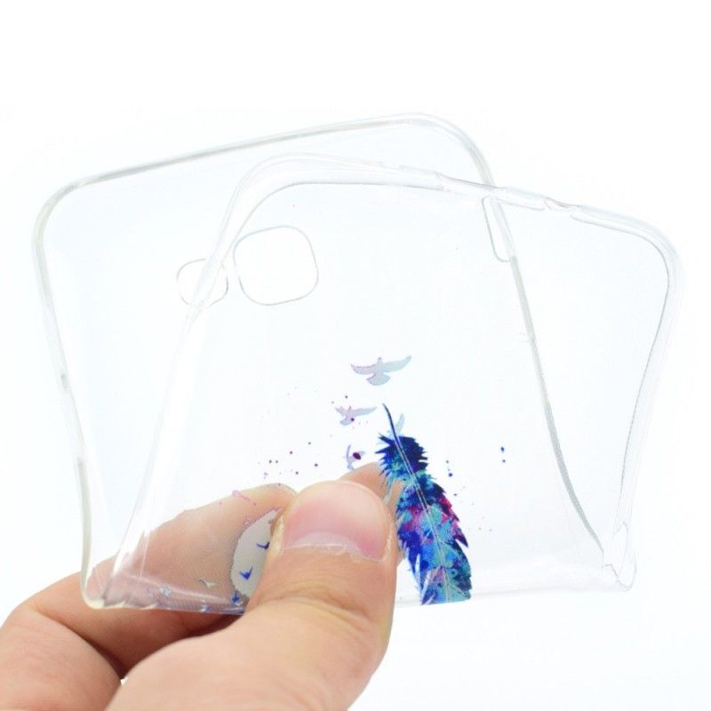 Coque Samsung Galaxy A3 2017 Transparente Plumes