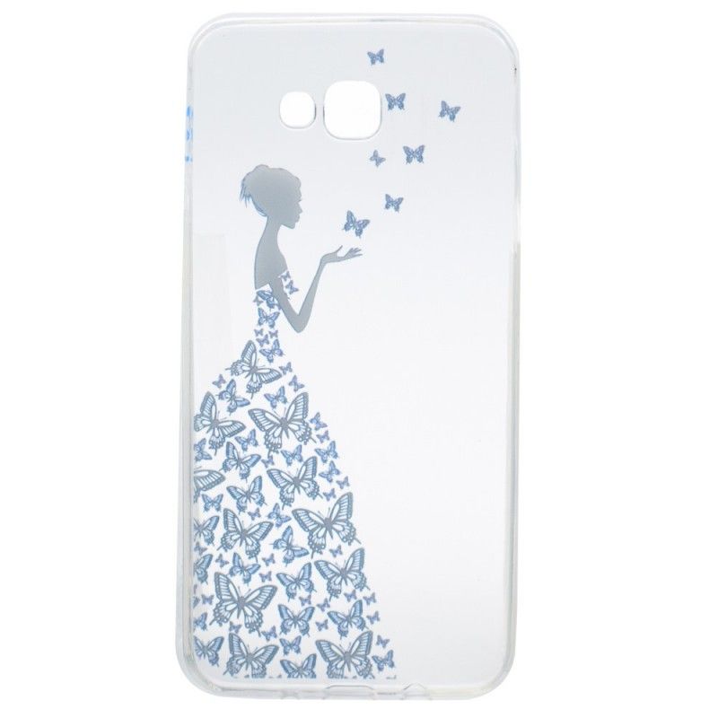 Coque Samsung Galaxy A3 2017 Transparente Robe Papillons