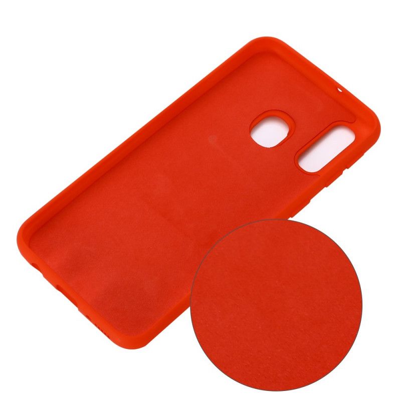 Coque Samsung Galaxy A30 Conception Silicone Liquide