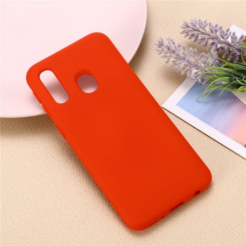 Coque Samsung Galaxy A30 Conception Silicone Liquide