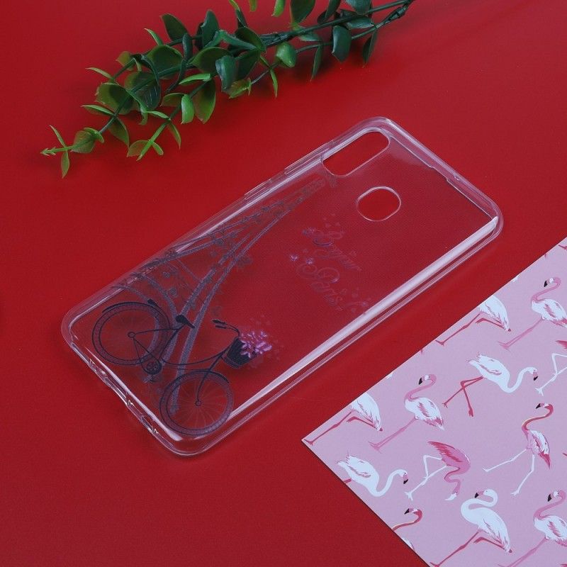 Coque Samsung Galaxy A30 Transparente Bonjour Paris