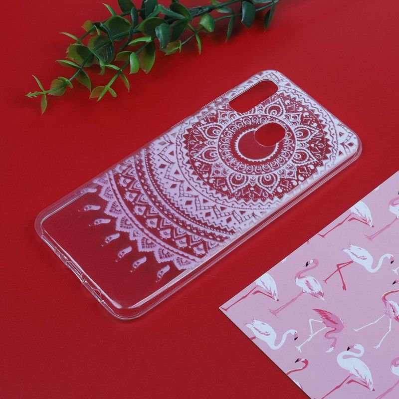 Coque Samsung Galaxy A30 Transparente Mandala Coloré