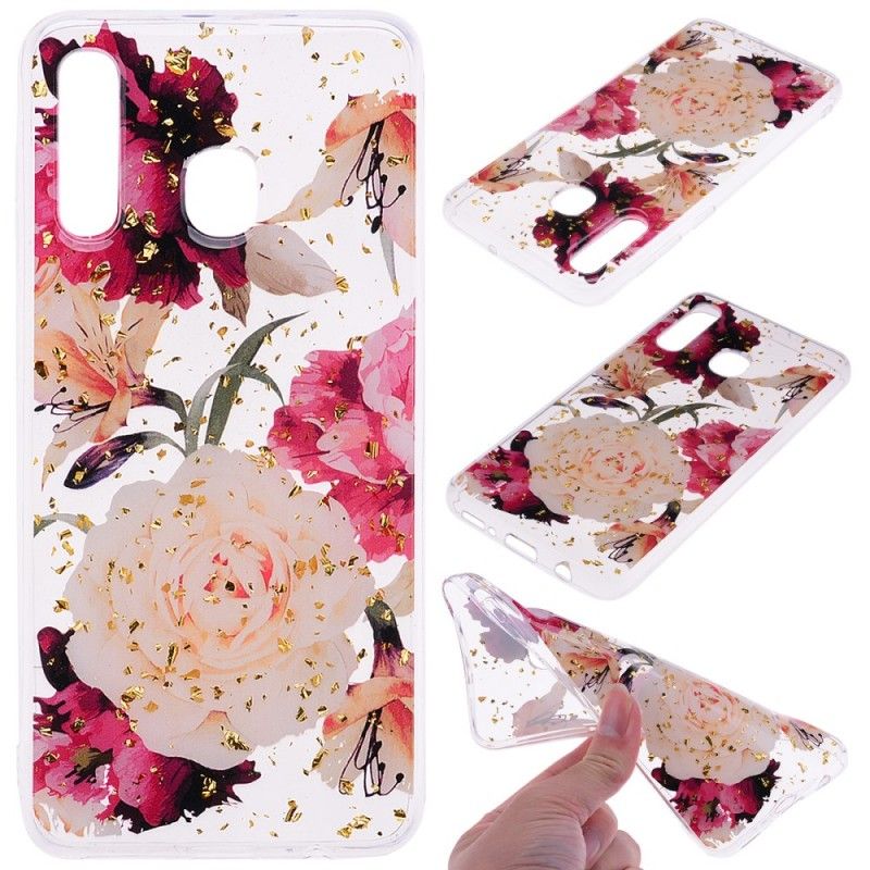 Coque Samsung Galaxy A30 Transparente Superbes Bouquets