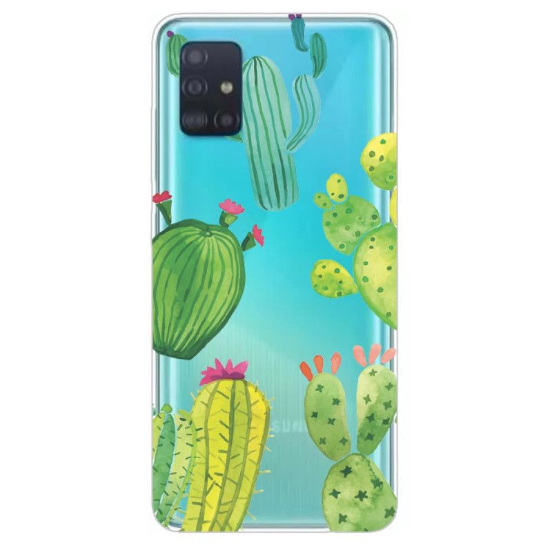 Coque Samsung Galaxy A31 Cactus Aquarelle