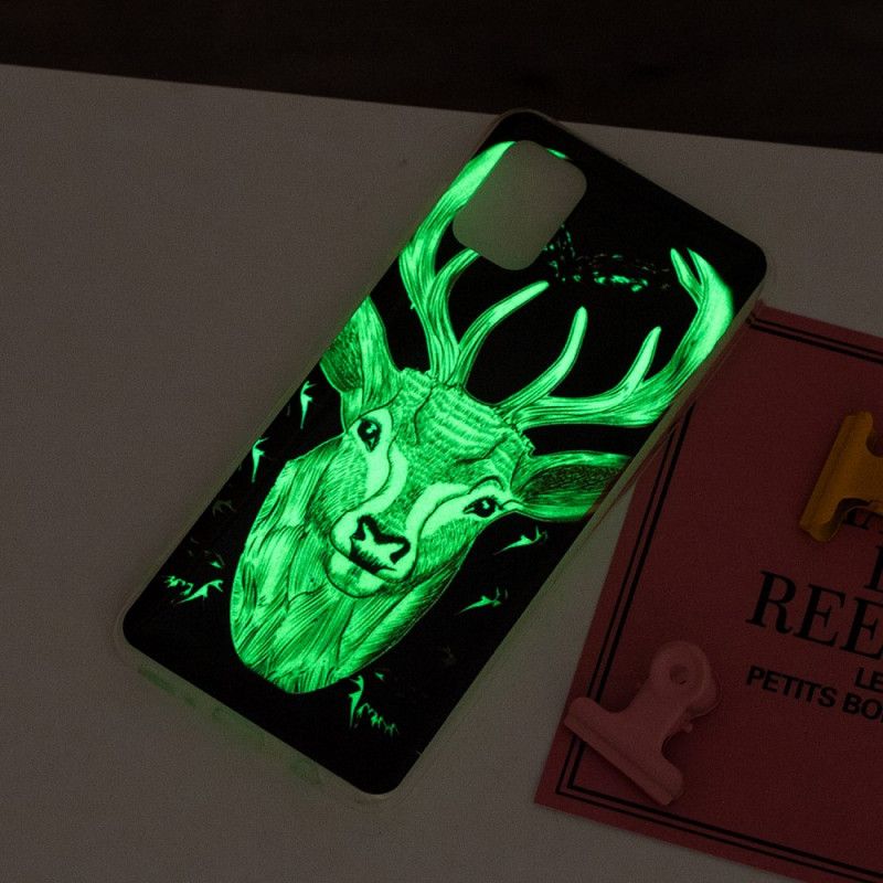 Coque Samsung Galaxy A31 Cerf Majestueux Fluorescente