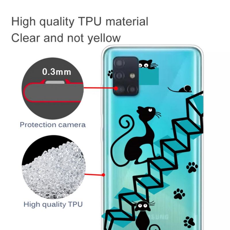 Coque Samsung Galaxy A31 Drôles De Chats