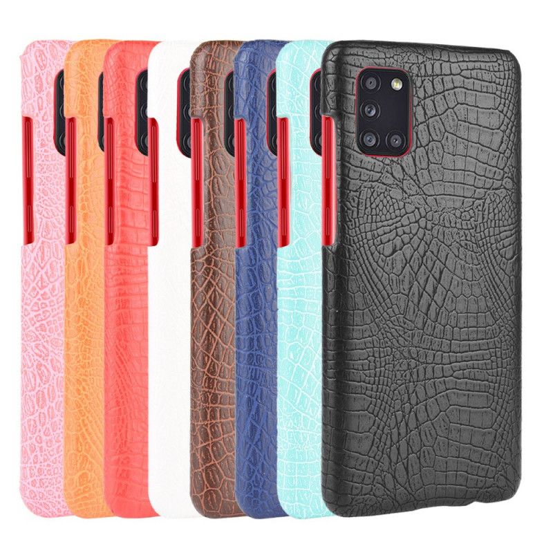 Coque Samsung Galaxy A31 Effet Peau De Crocodile