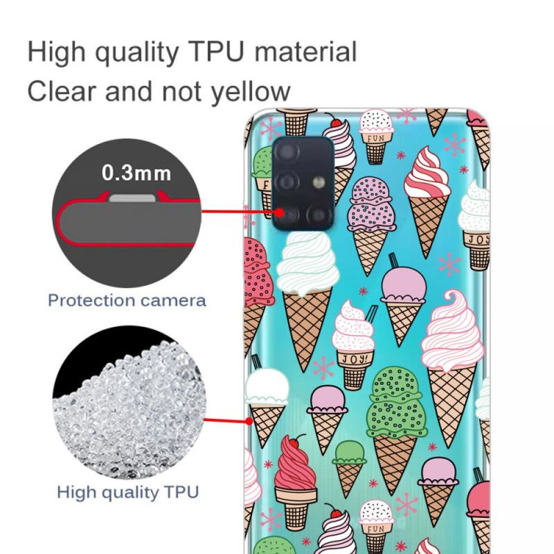 Coque Samsung Galaxy A31 Glaces À La Crème