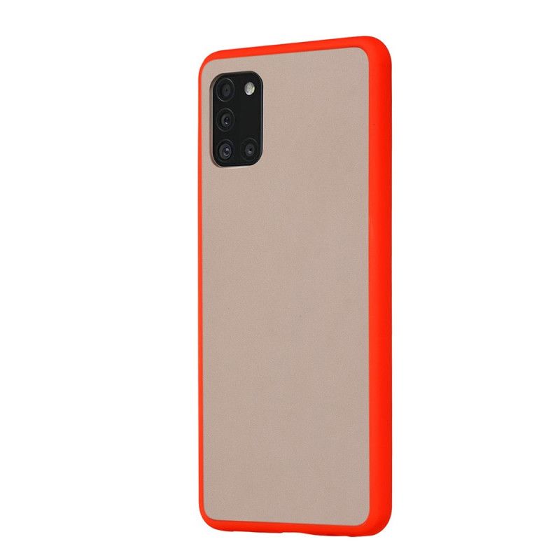 Coque Samsung Galaxy A31 Hybride Rebords Colorés