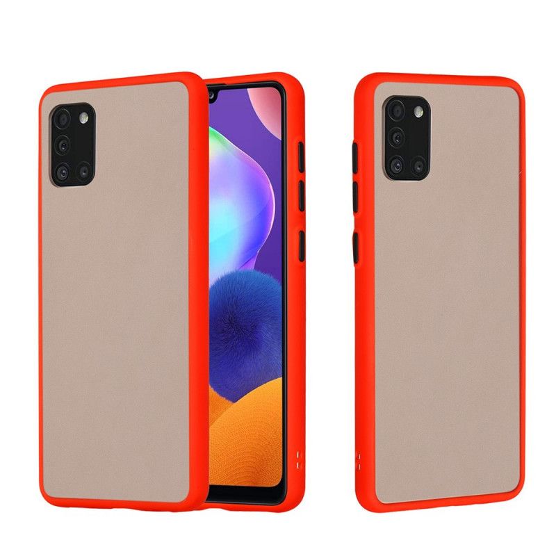 Coque Samsung Galaxy A31 Hybride Rebords Colorés