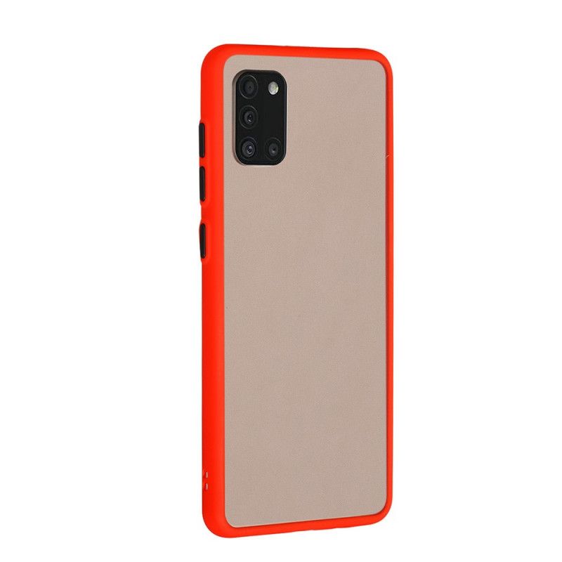 Coque Samsung Galaxy A31 Hybride Rebords Colorés