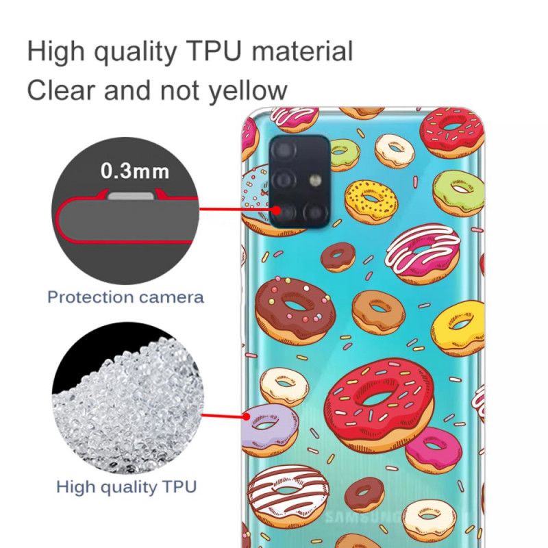 Coque Samsung Galaxy A31 Love Donuts