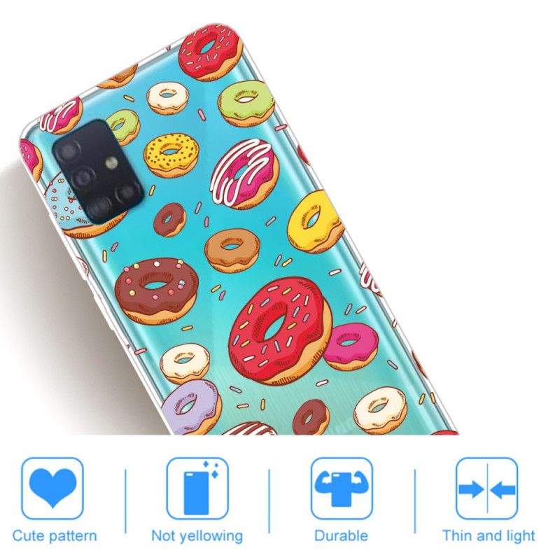 Coque Samsung Galaxy A31 Love Donuts