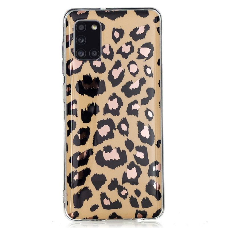 Coque Samsung Galaxy A31 Marbre Style Léopard