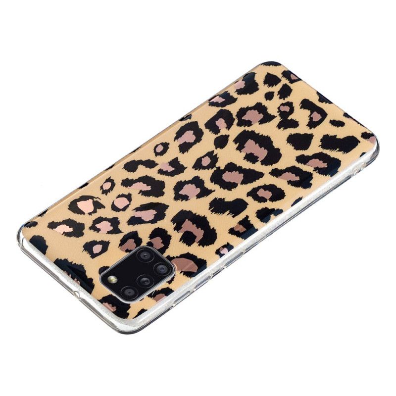 Coque Samsung Galaxy A31 Marbre Style Léopard