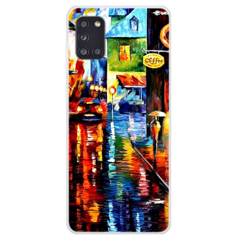 Coque Samsung Galaxy A31 Peinture De Café