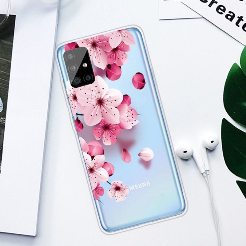 Coque Samsung Galaxy A31 Petites Fleurs Roses