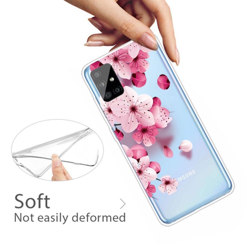 Coque Samsung Galaxy A31 Petites Fleurs Roses