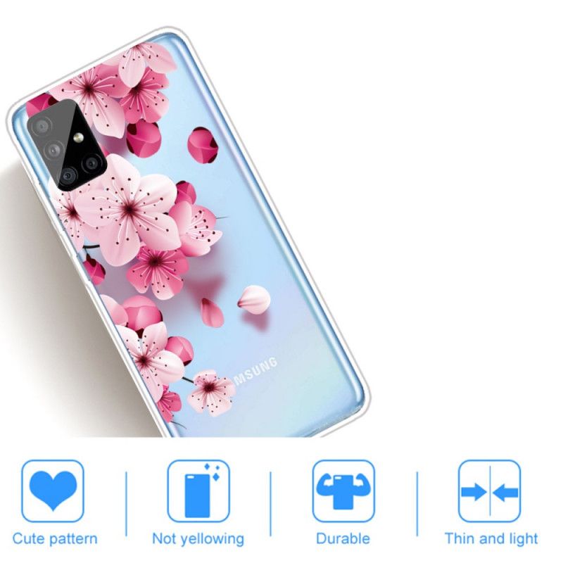 Coque Samsung Galaxy A31 Petites Fleurs Roses