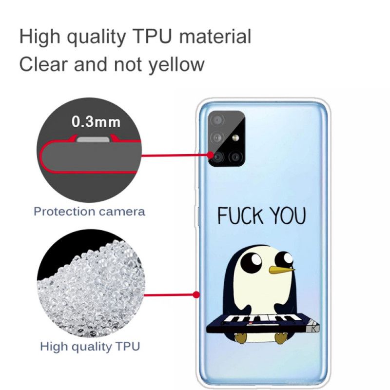 Coque Samsung Galaxy A31 Pingouin Fuck You