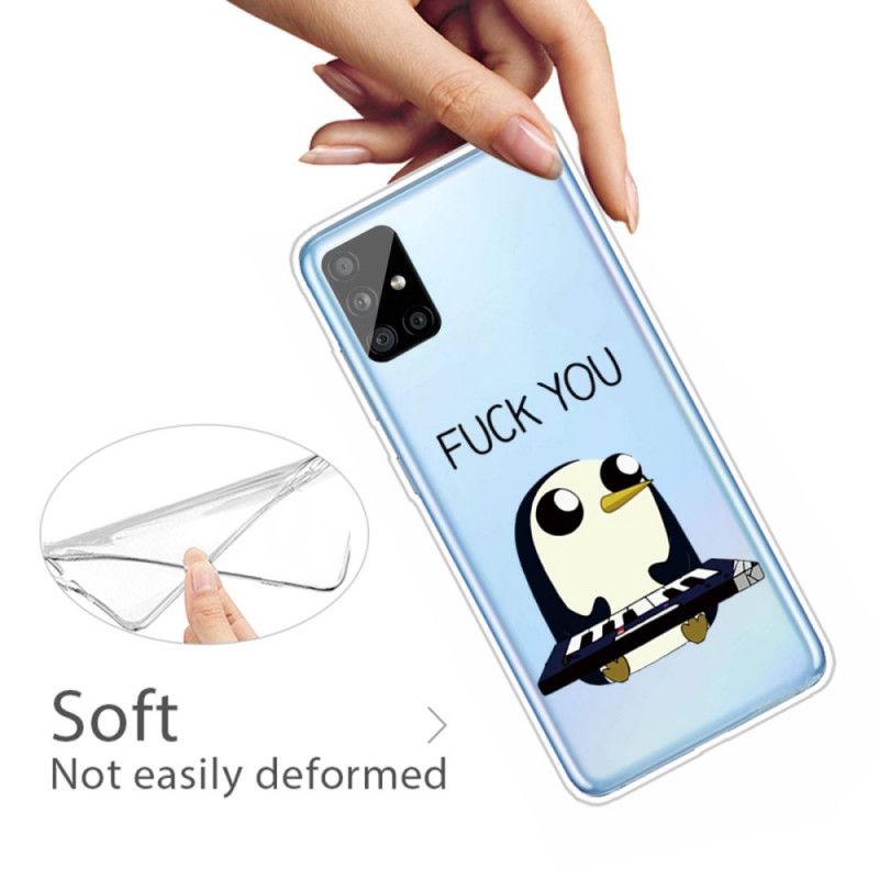 Coque Samsung Galaxy A31 Pingouin Fuck You