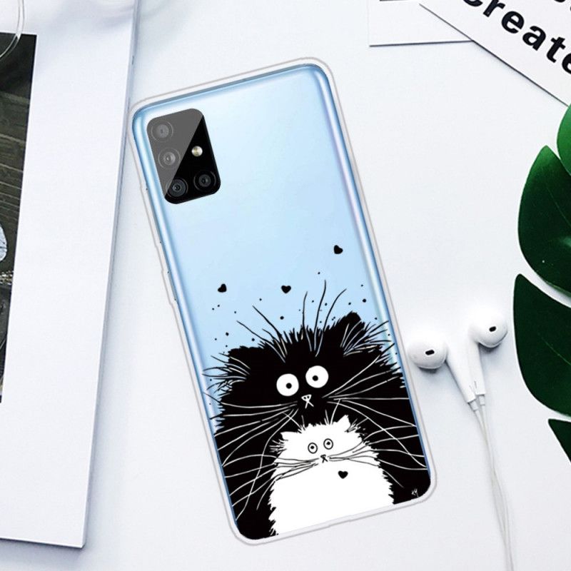 Coque Samsung Galaxy A31 Regarde Les Chats