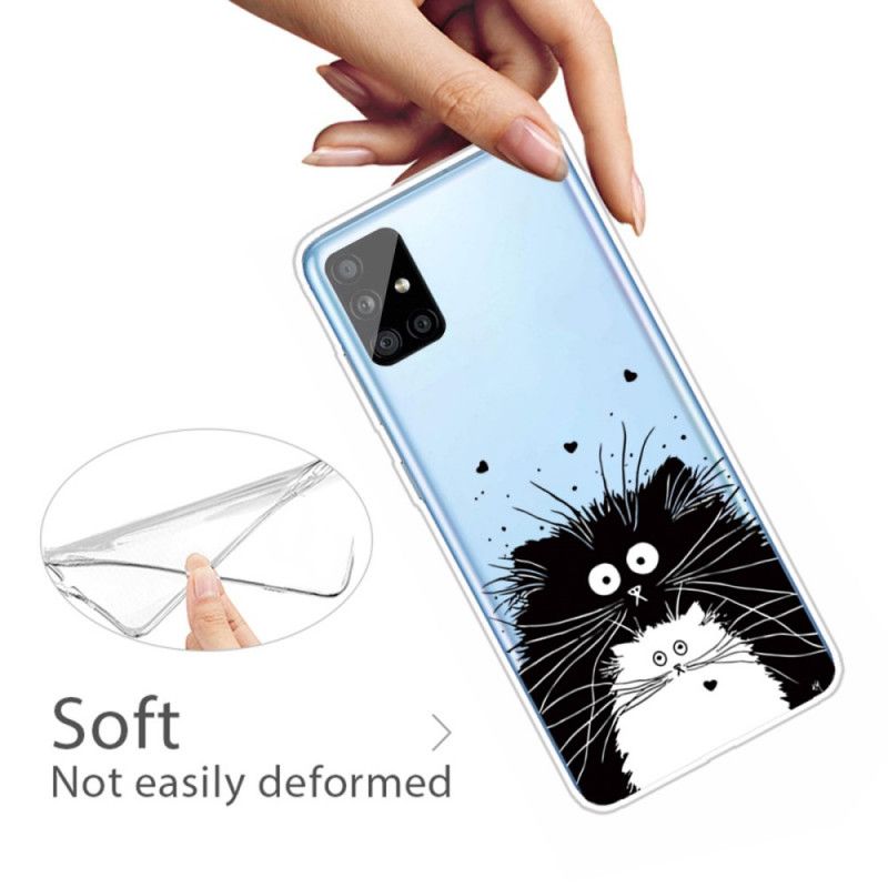 Coque Samsung Galaxy A31 Regarde Les Chats