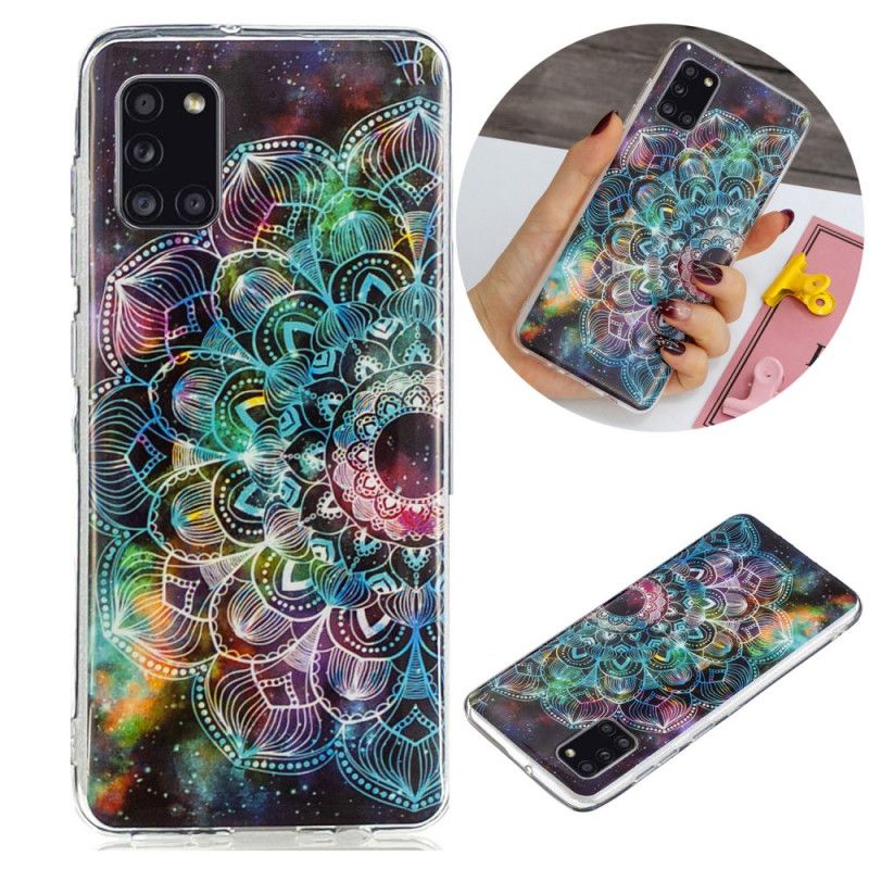 Coque Samsung Galaxy A31 Série Floralies Fluorescente