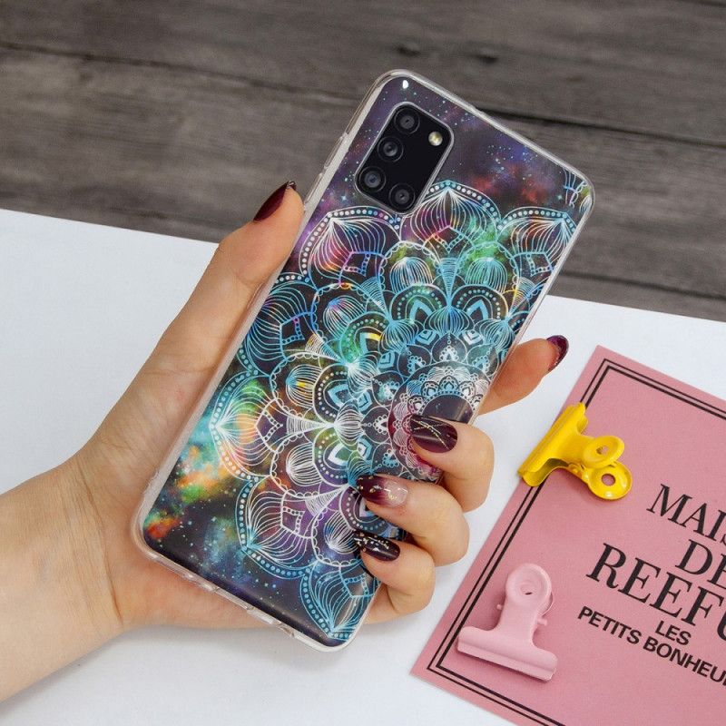 Coque Samsung Galaxy A31 Série Floralies Fluorescente