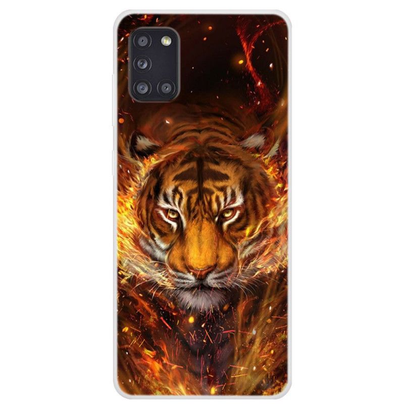 Coque Samsung Galaxy A31 Tigre De Feu