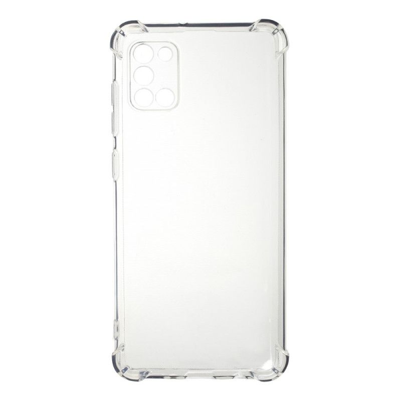 Coque Samsung Galaxy A31 Transparente Coins Renforcés