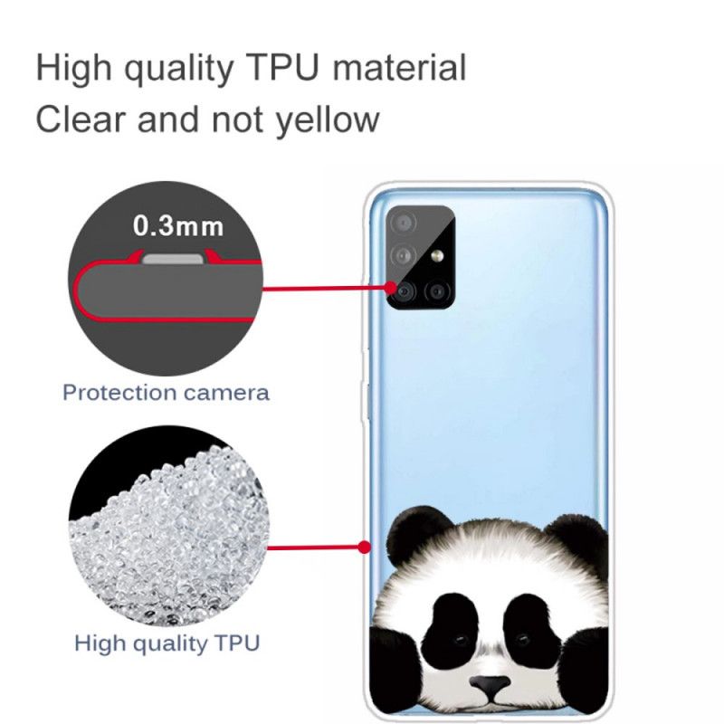 Coque Samsung Galaxy A31 Transparente Panda