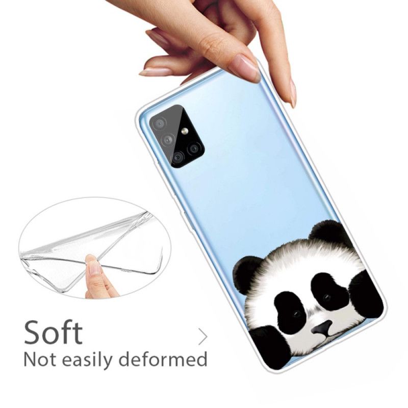 Coque Samsung Galaxy A31 Transparente Panda