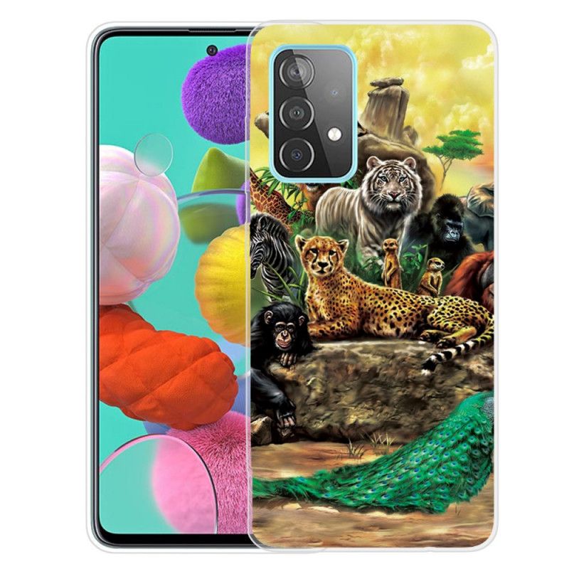 Coque Samsung Galaxy A32 5g Animaux Safari