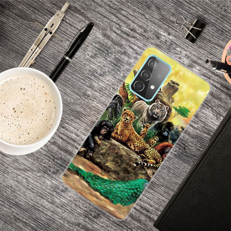 Coque Samsung Galaxy A32 5g Animaux Safari