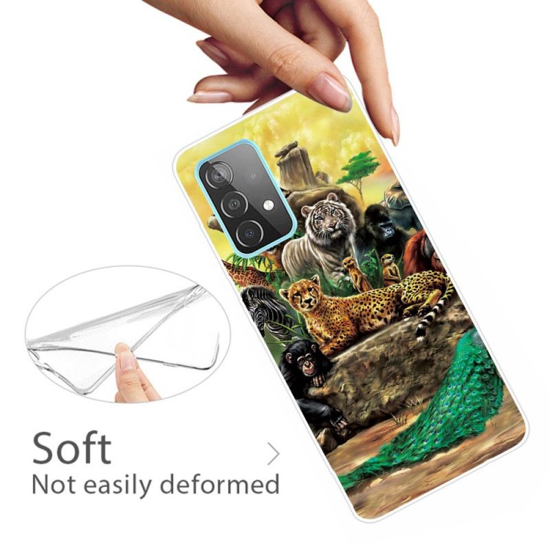 Coque Samsung Galaxy A32 5g Animaux Safari