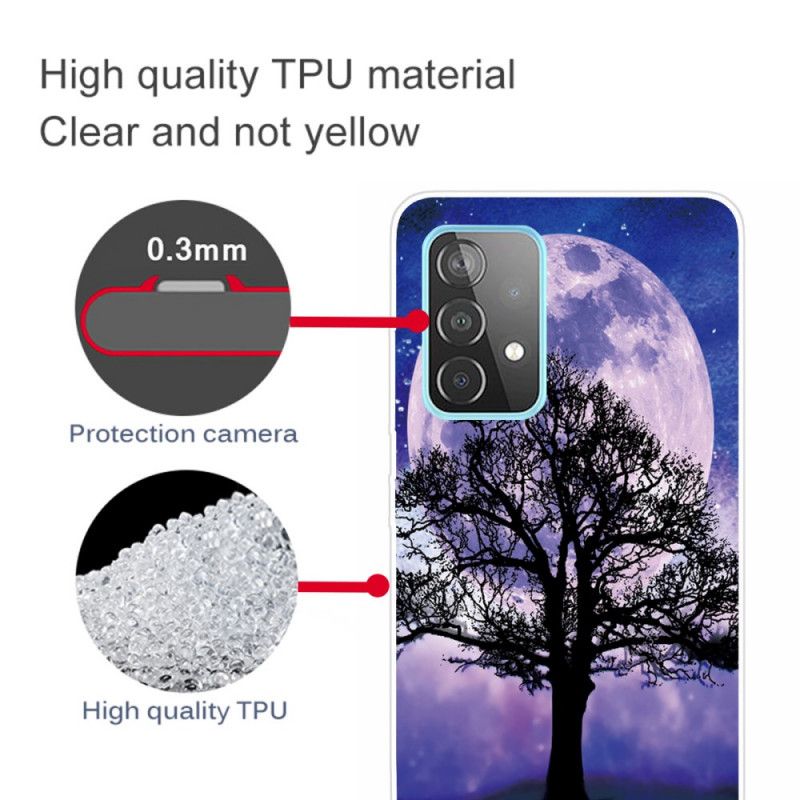 Coque Samsung Galaxy A32 5g Arbre Et Lune